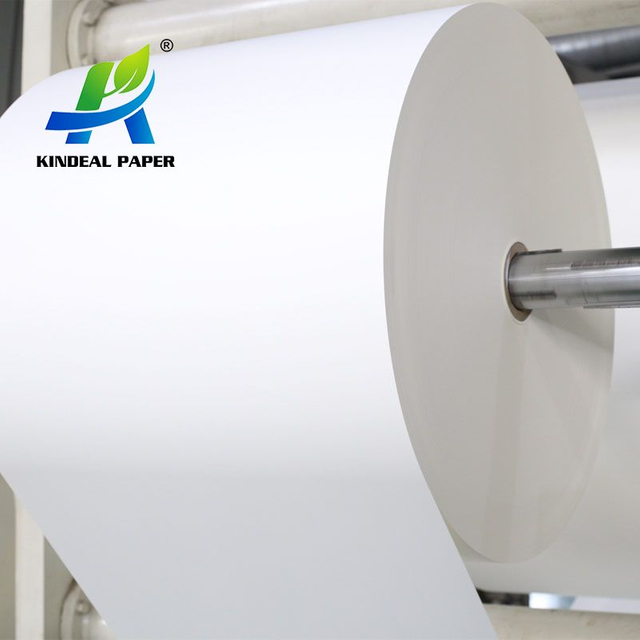 Papel de revestimiento de barrera de agua sin plástico y recubierto biodegradable para fabricación de vasos