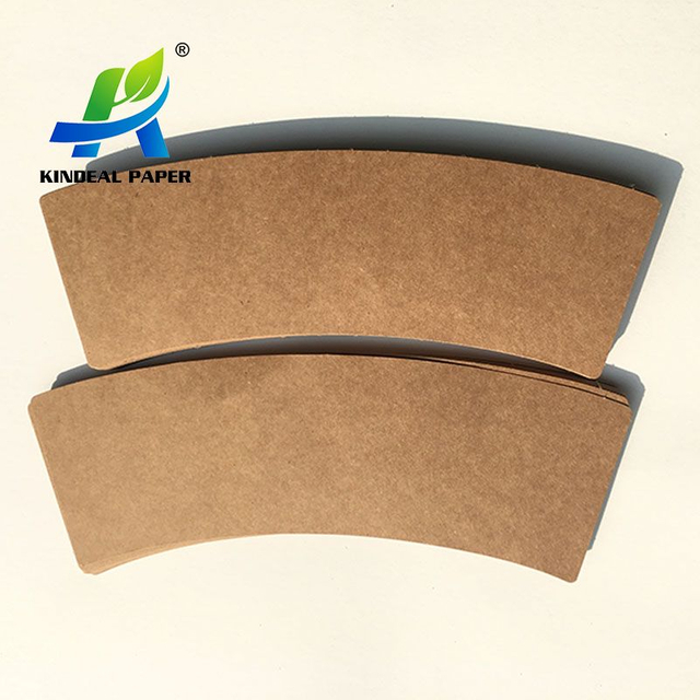 Papel Kraft marrón laminado de PE de fibra larga para hacer ensaladeras