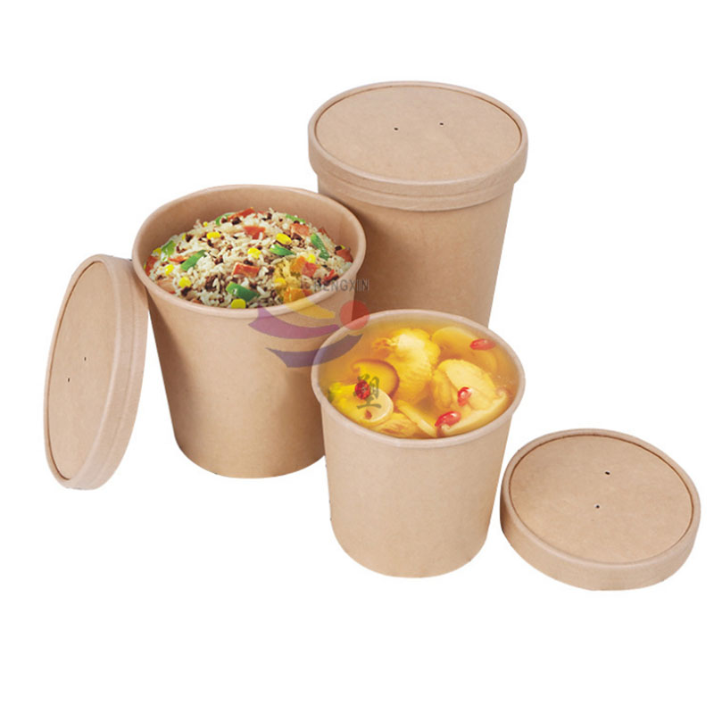 Envases de envasado de comida para llevar.