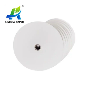 Color blanco del rollo de papel de la taza de papel de 150gsm a 250gsm para el fondo de la taza