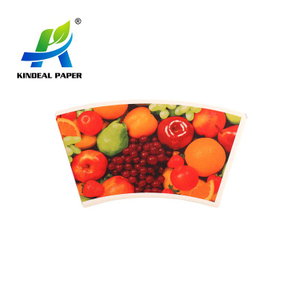 Papel en stock para vasos recubierto de Pe de dos caras de alto volumen de 190 g/m² para fabricar vasos para bebidas de 12 oz o 14 oz.
