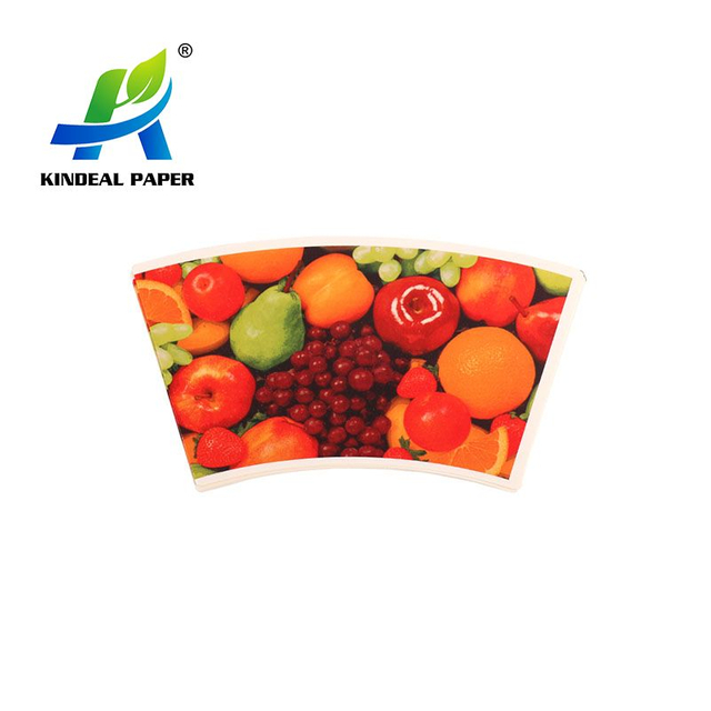 Papel en stock para vasos recubierto de Pe de dos caras de alto volumen de 190 g/m² para fabricar vasos para bebidas de 12 oz o 14 oz.