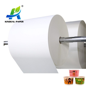 Rollo de papel recubierto de PE para fabricar vasos y tazones de papel con precio competitivo