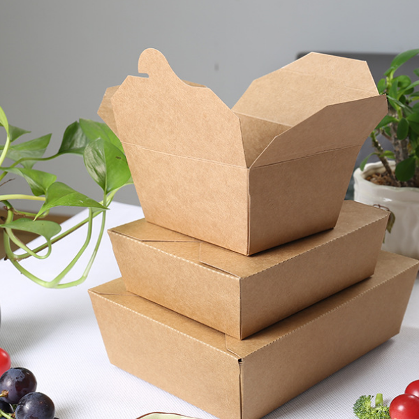 llevar cajas de comida
