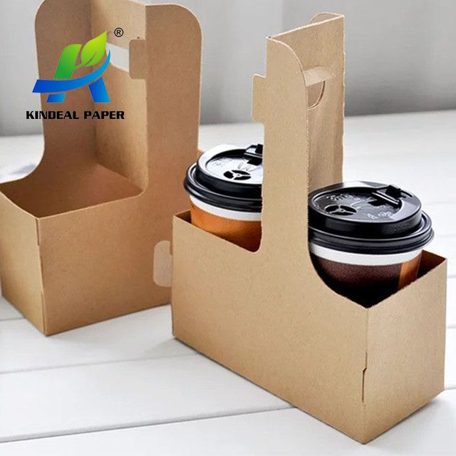 Portavasos de café para llevar disponible material de papel amistoso de Eco