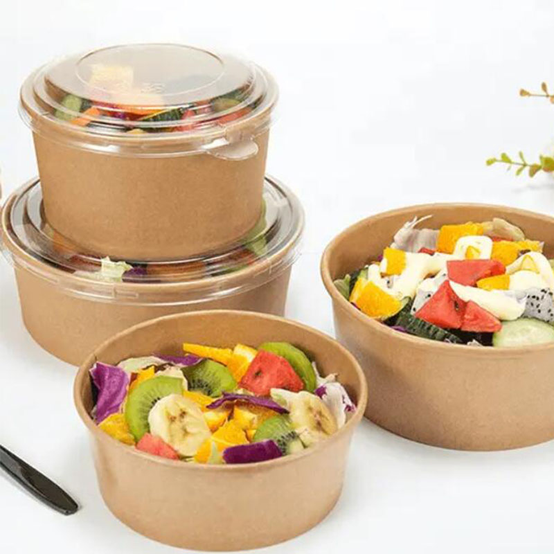 ensaladera de papel artesanal