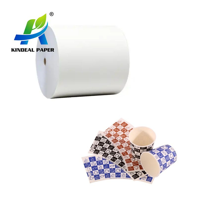 Papel de pulpa de madera virgen de calidad alimentaria para vasos de papel: papel premium para fabricar vasos de café