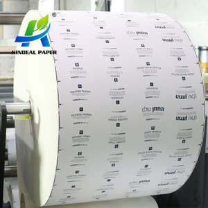 Papel Cupstock a granel súper alto de alta resistencia y bajo gramo en rollo con un lado recubierto de PE 